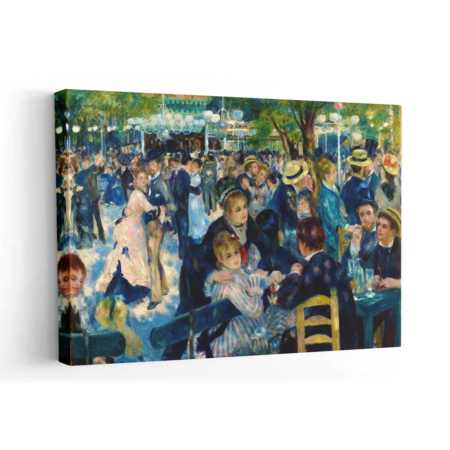 Bal du le Moulin de la Galette Painting by Pierre A. Renoir - Image 7