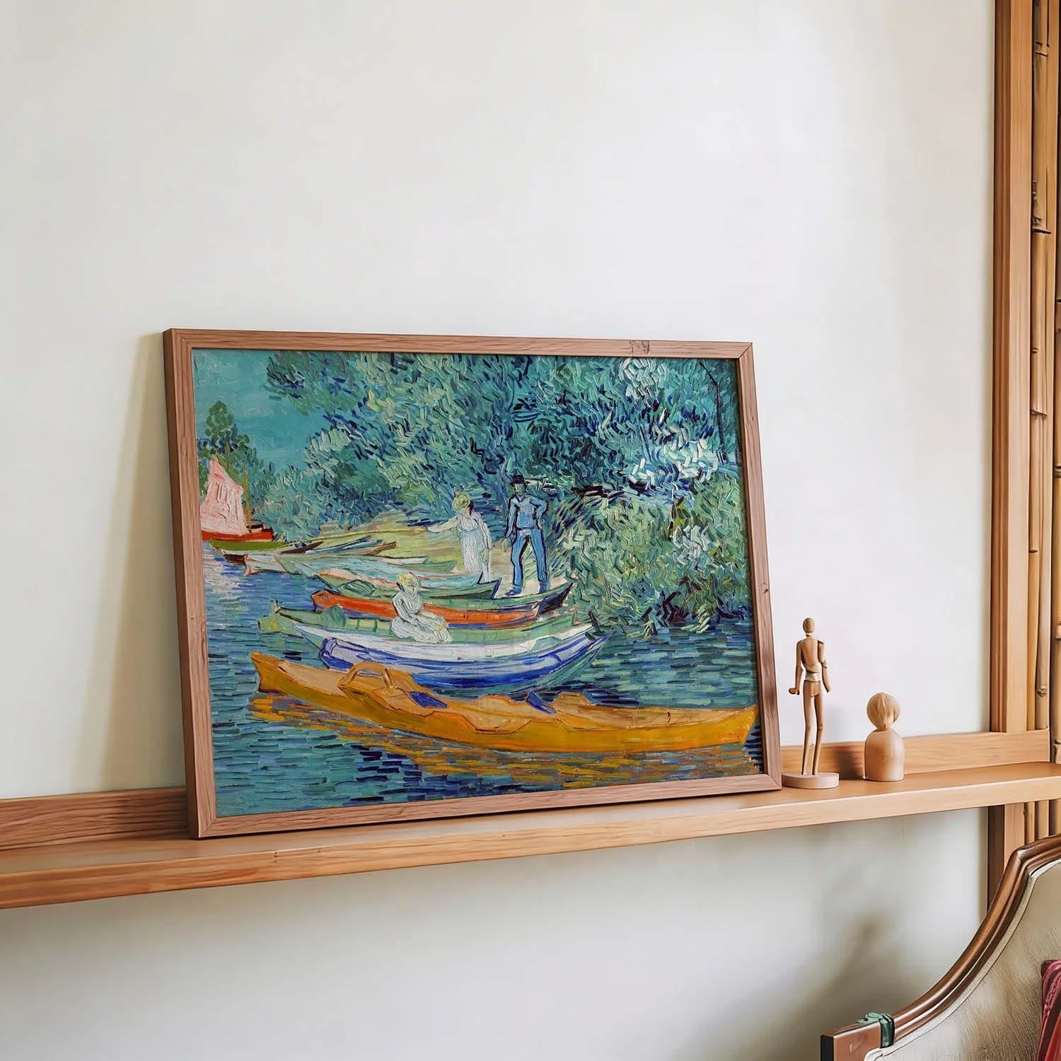 Bank of the Oise at Auvers by Van Gogh - Image 4