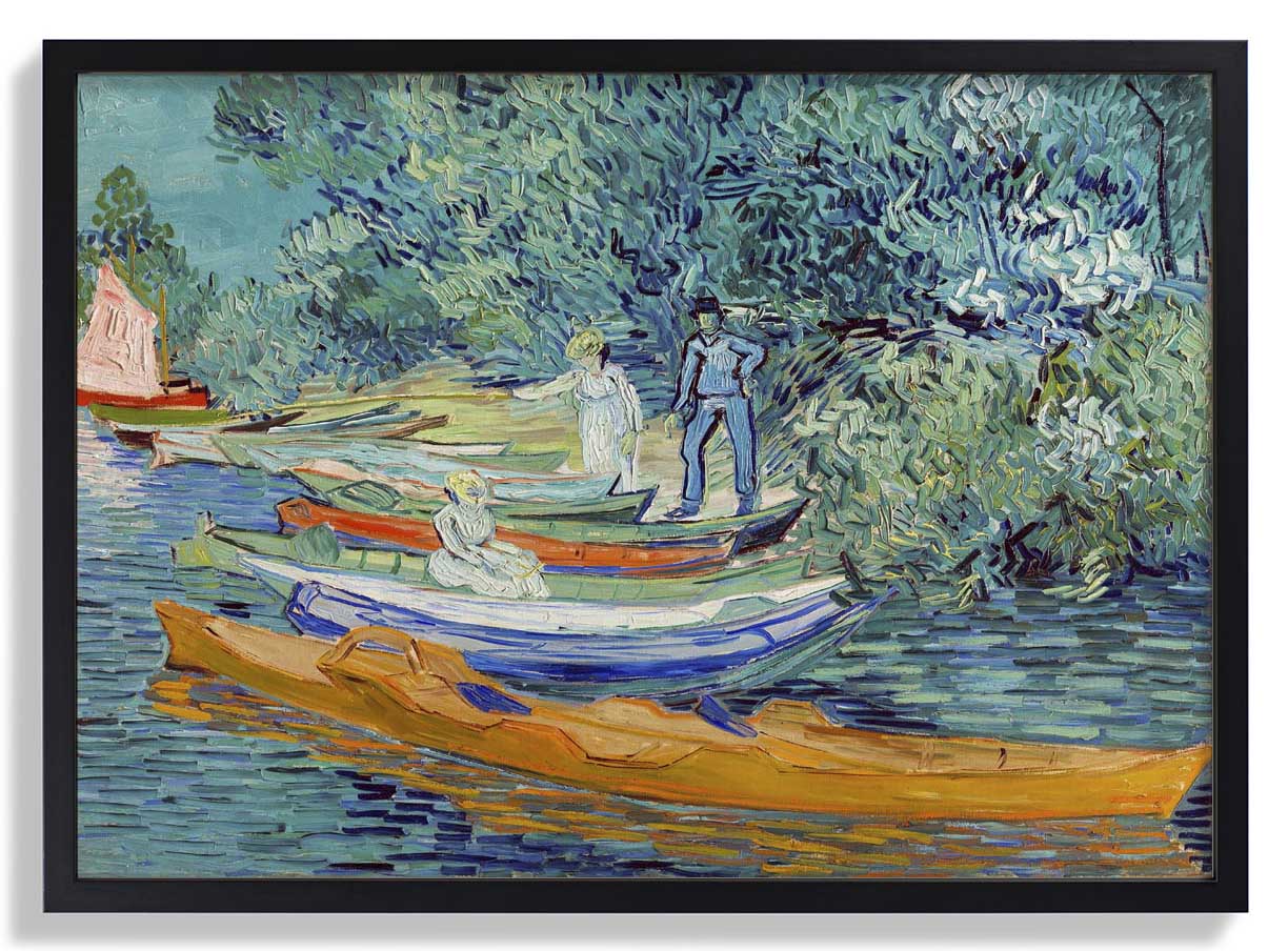 Bank of the Oise at Auvers by Van Gogh - Image 6