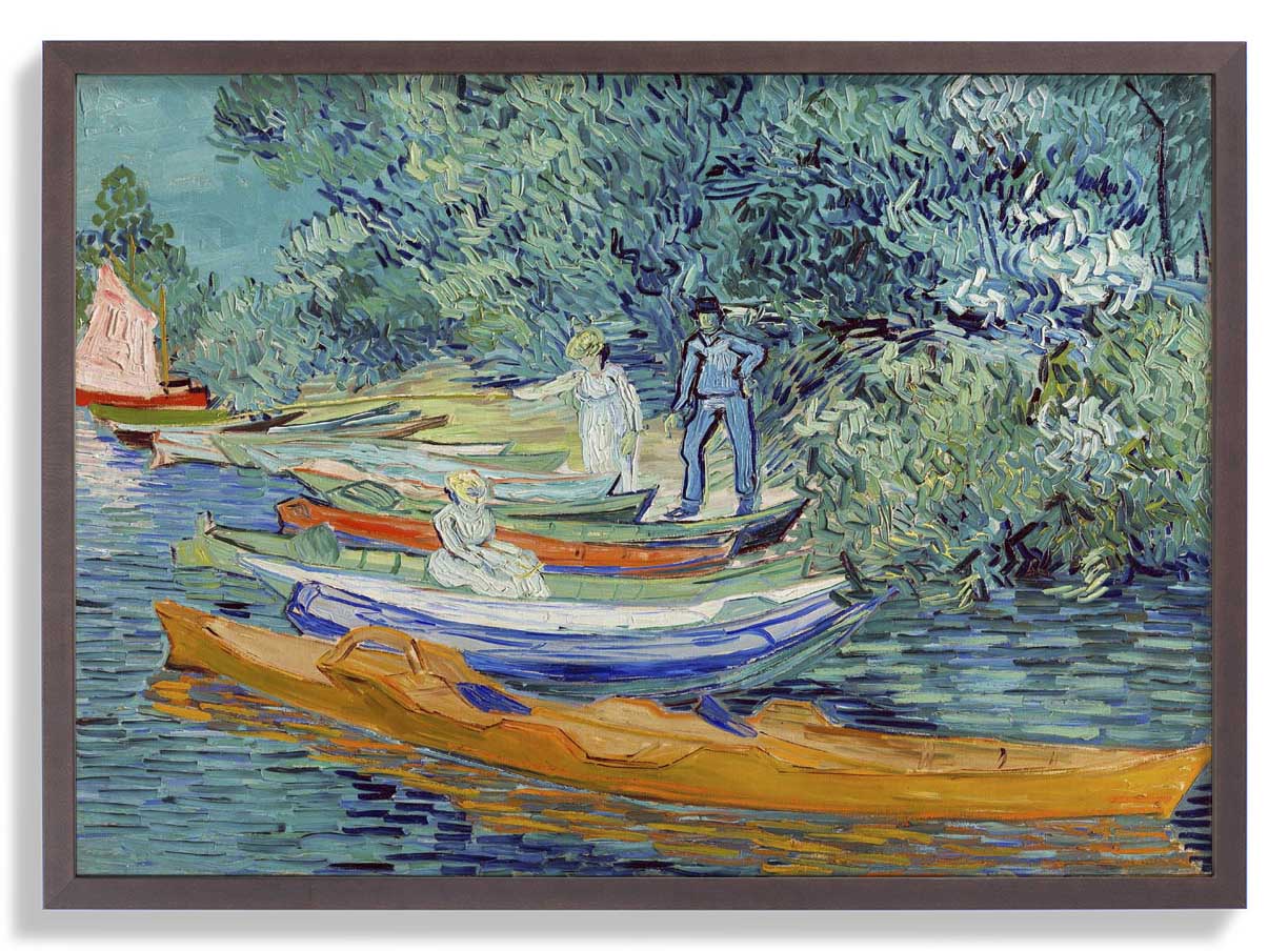 Bank of the Oise at Auvers by Van Gogh - Image 7
