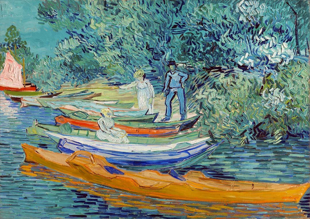 Bank of the Oise at Auvers by Van Gogh - Image 8