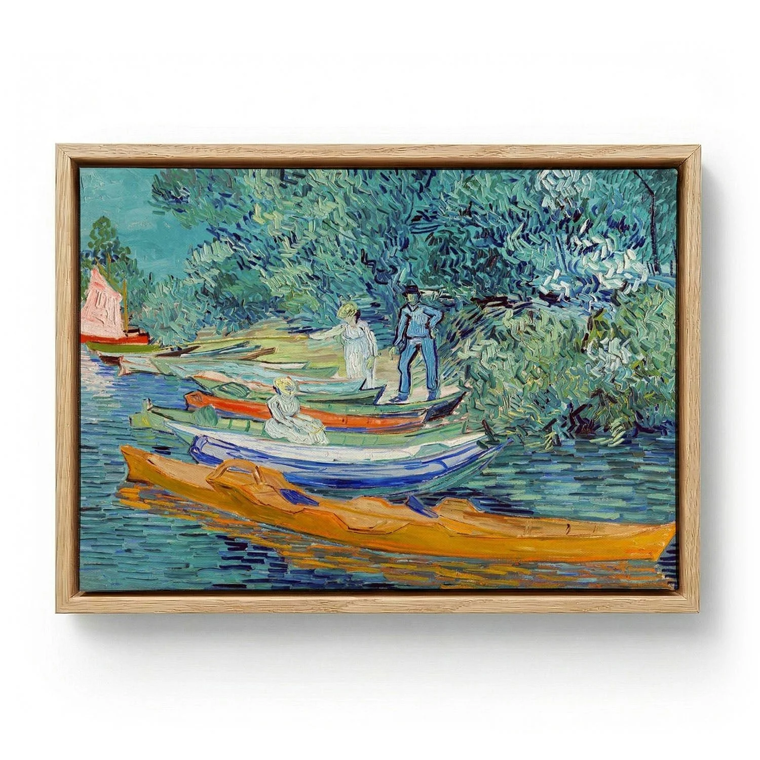 Bank of the Oise at Auvers by Van Gogh