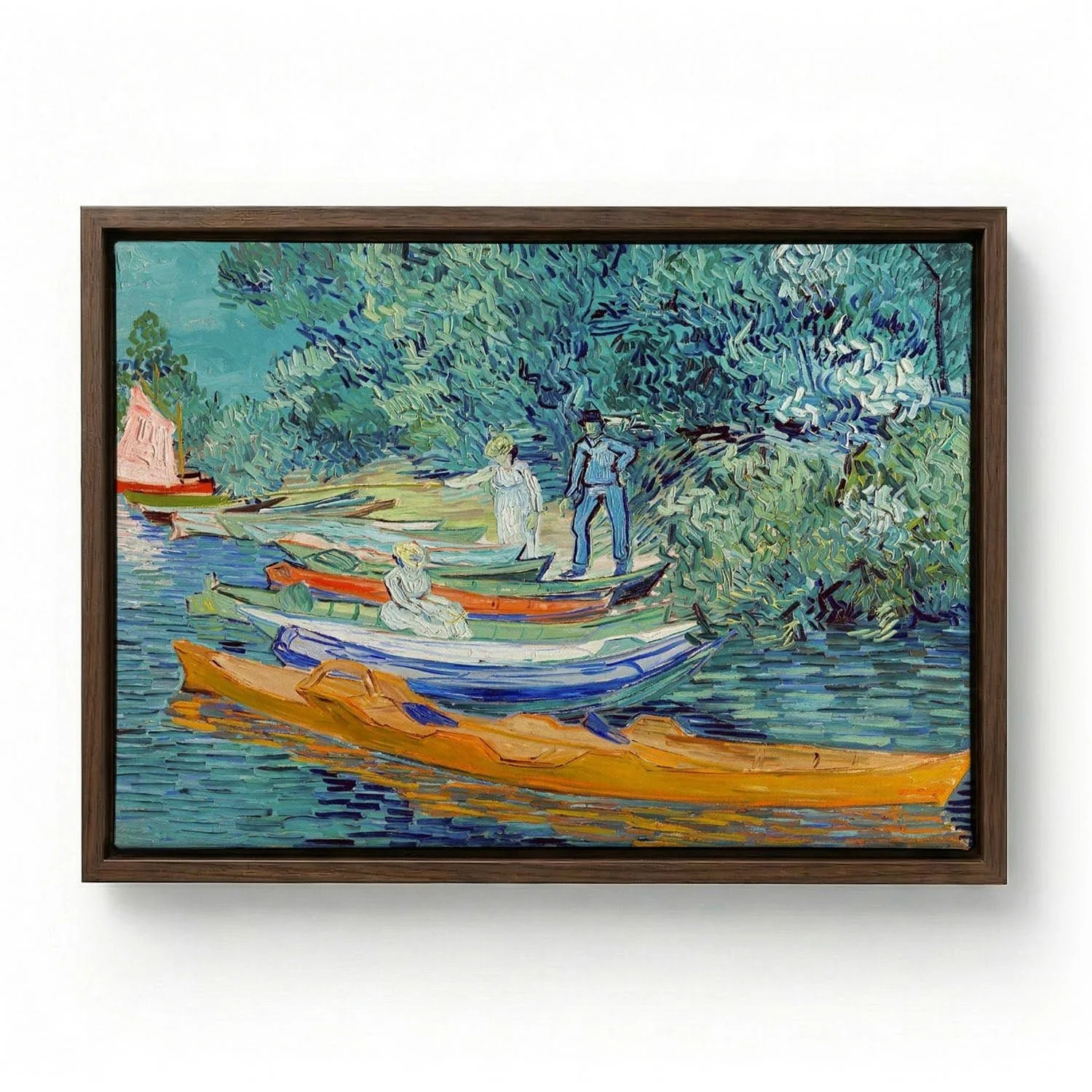 Bank of the Oise at Auvers by Van Gogh - Image 6
