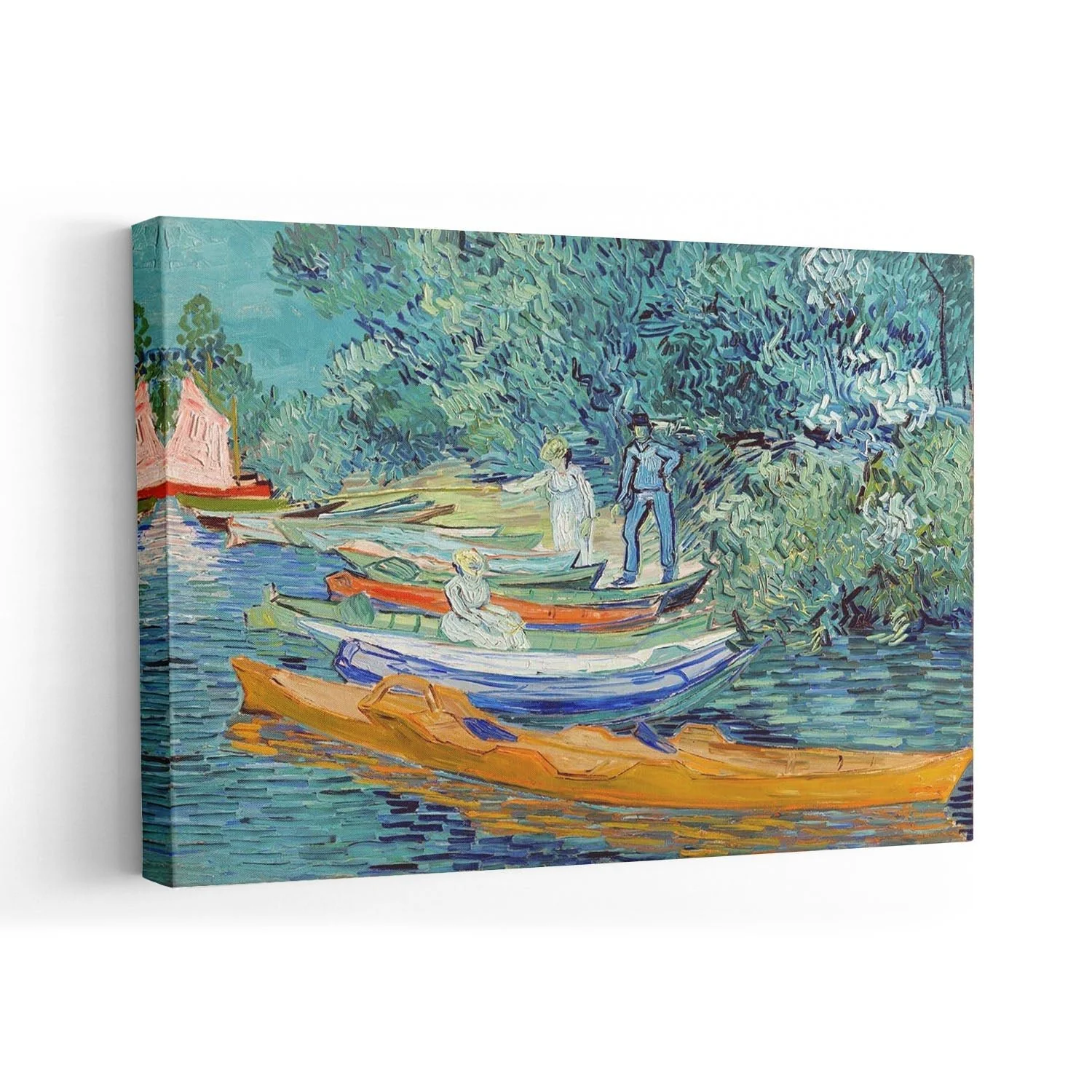 Bank of the Oise at Auvers by Van Gogh - Image 7