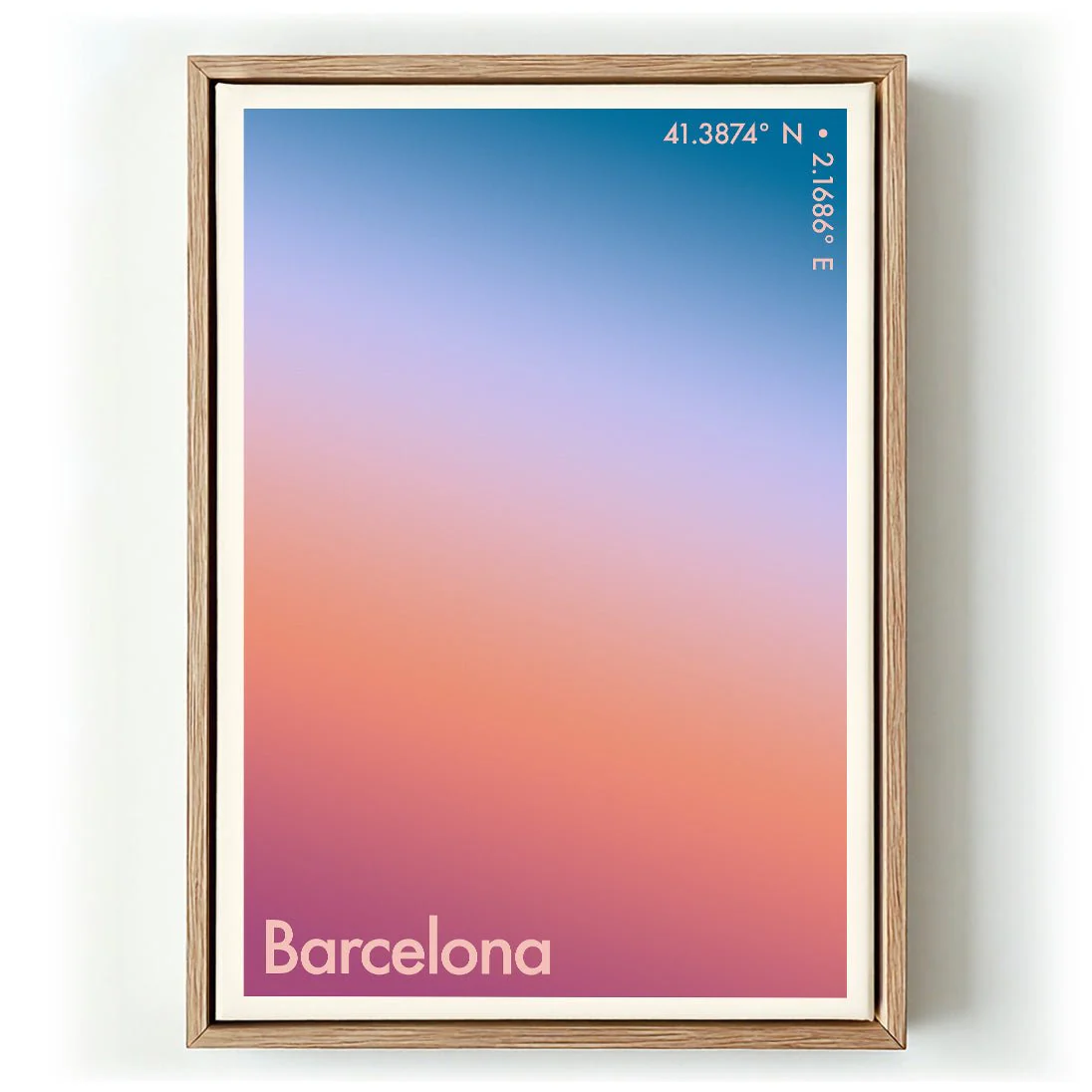 Barcelona Sunset City