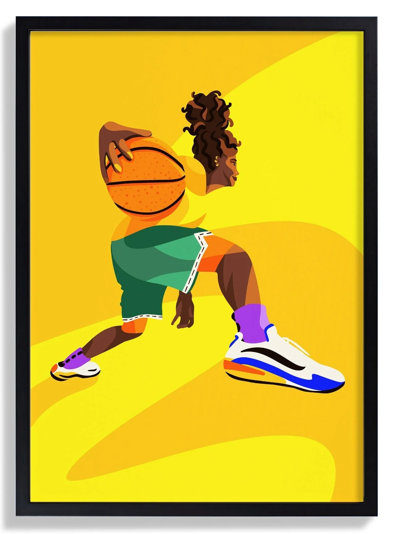 Basketball player by Sofia Doudine - Image 6