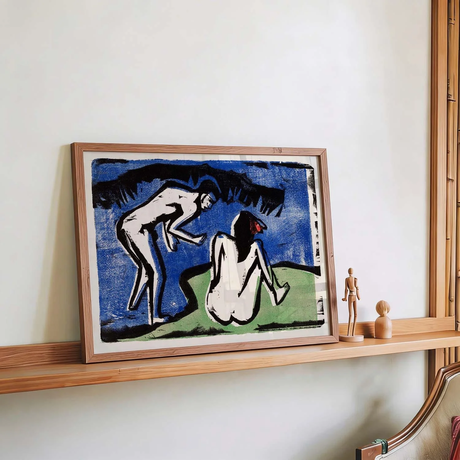 Bathing Couple by Ernst Kirchner - Image 4