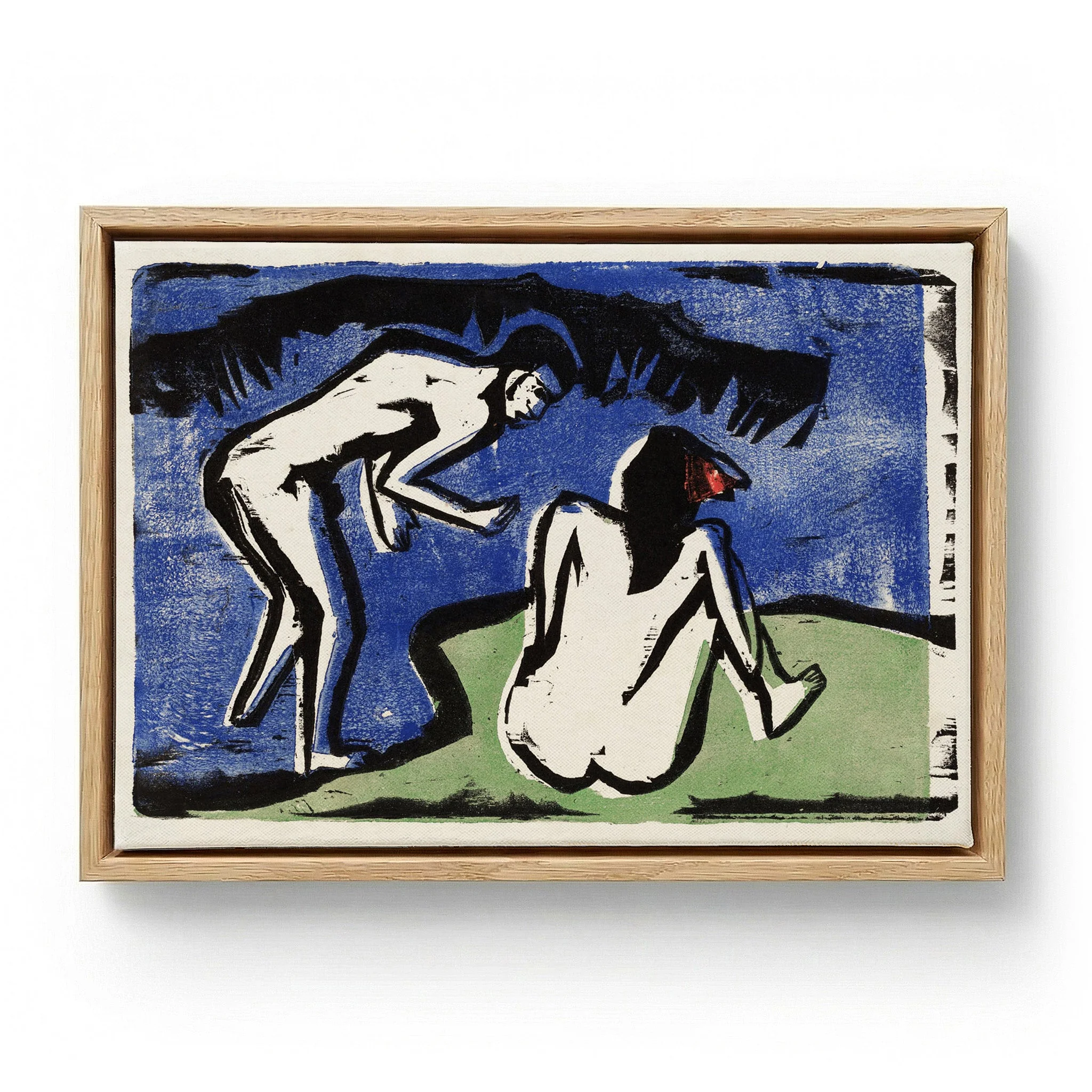 Bathing Couple by Ernst Kirchner