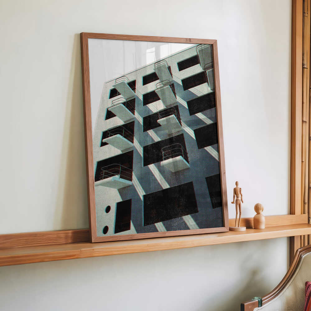 Bauhaus Dessau architecture in vintage magazine style VI by Rosana Laiz Blursbyai - Image 2