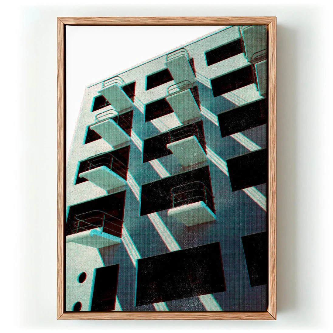 Bauhaus Dessau architecture in vintage magazine style VI by Rosana Laiz Blursbyai