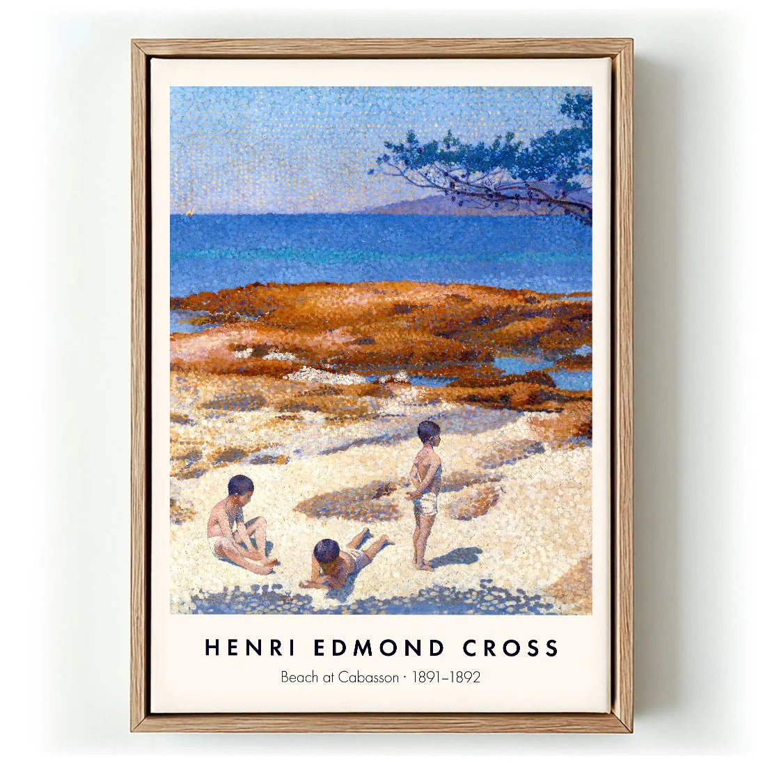 Beach at Cabasson by Henri Edmond Cross