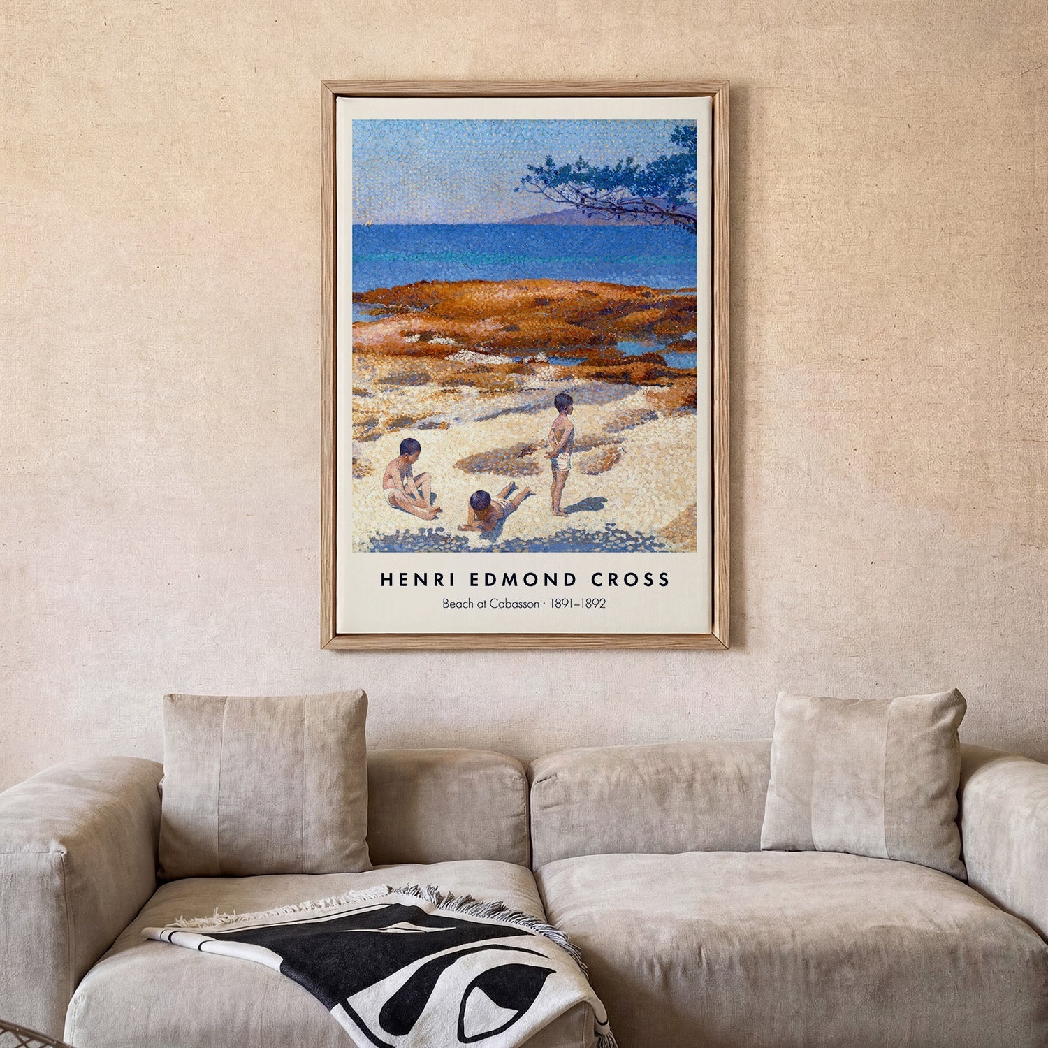 Beach at Cabasson by Henri Edmond Cross - Image 2
