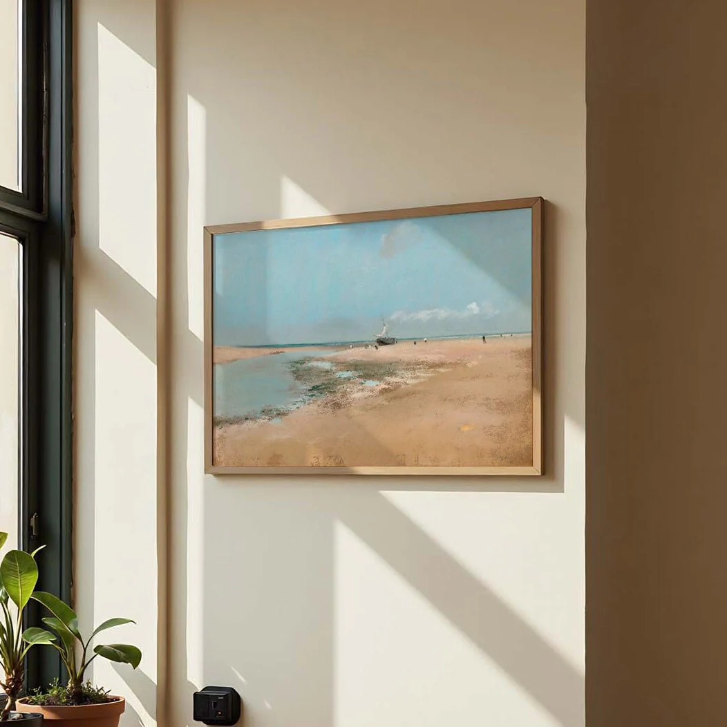 Beach at Low Tide by Edgar Degas - Image 3