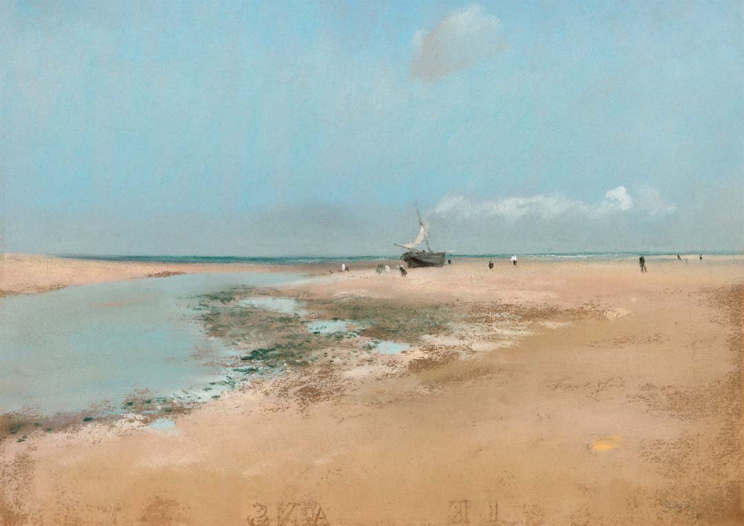 Beach at Low Tide by Edgar Degas - Image 8