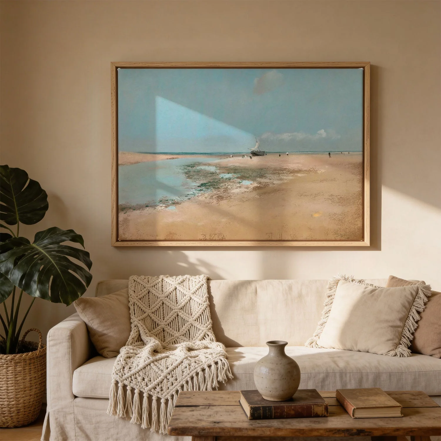 Beach at Low Tide by Edgar Degas - Image 3