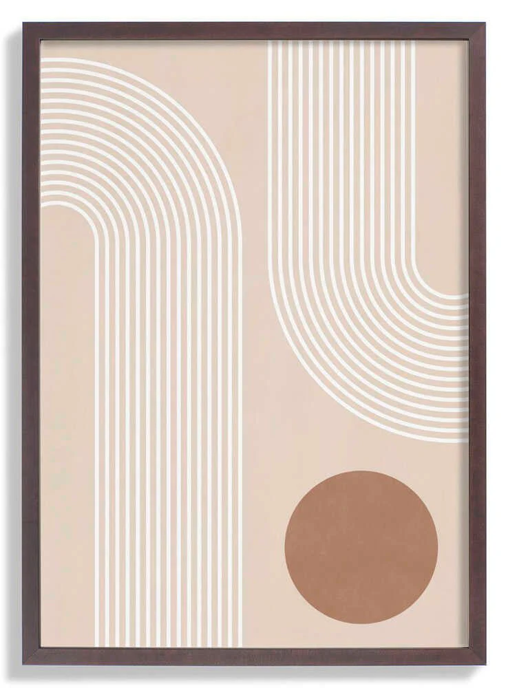 Beige Arc Poster by Elena Ristova - Image 7