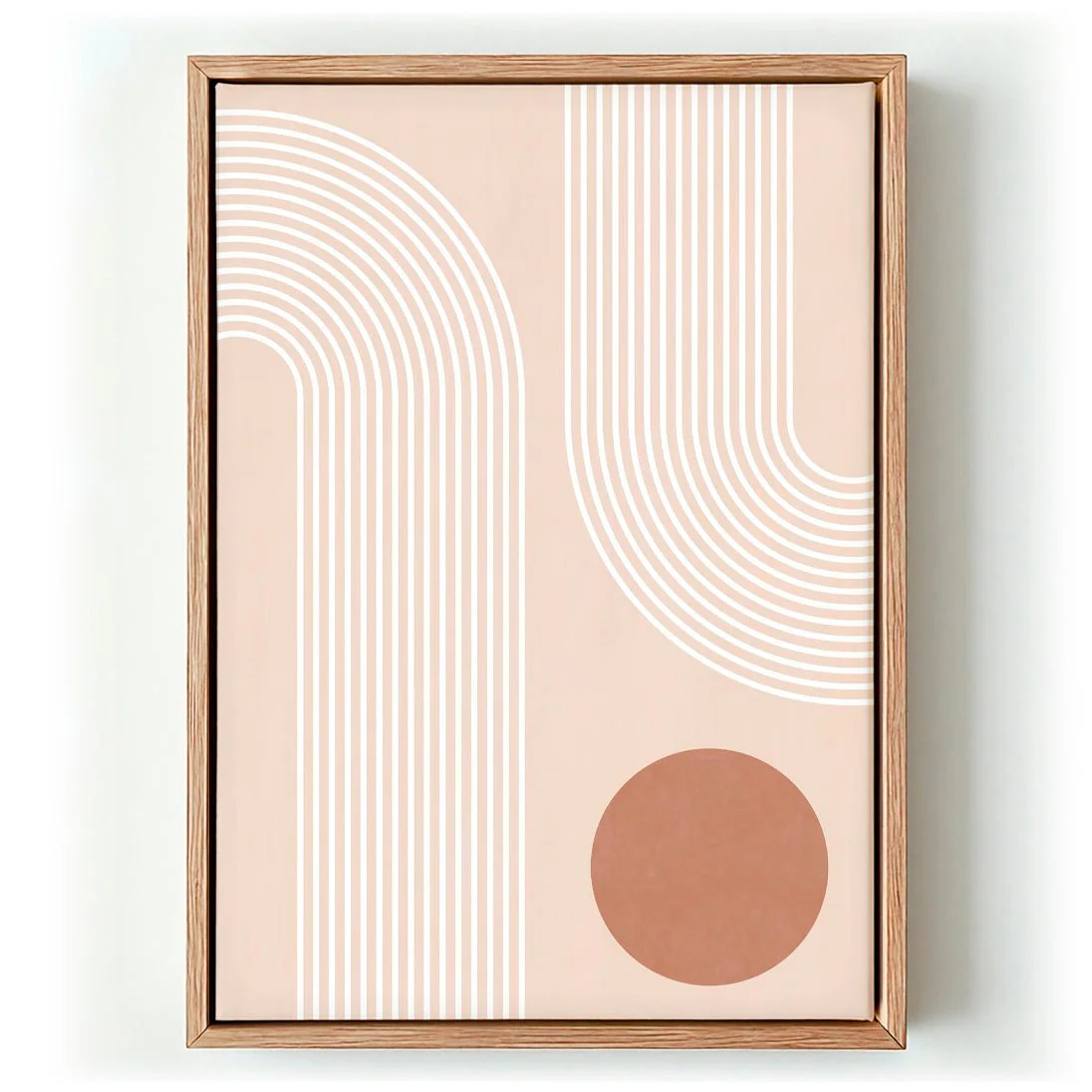 Beige Arc Poster by Elena Ristova