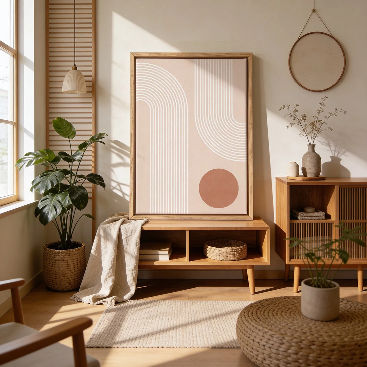 Beige Arc Poster by Elena Ristova - Image 4
