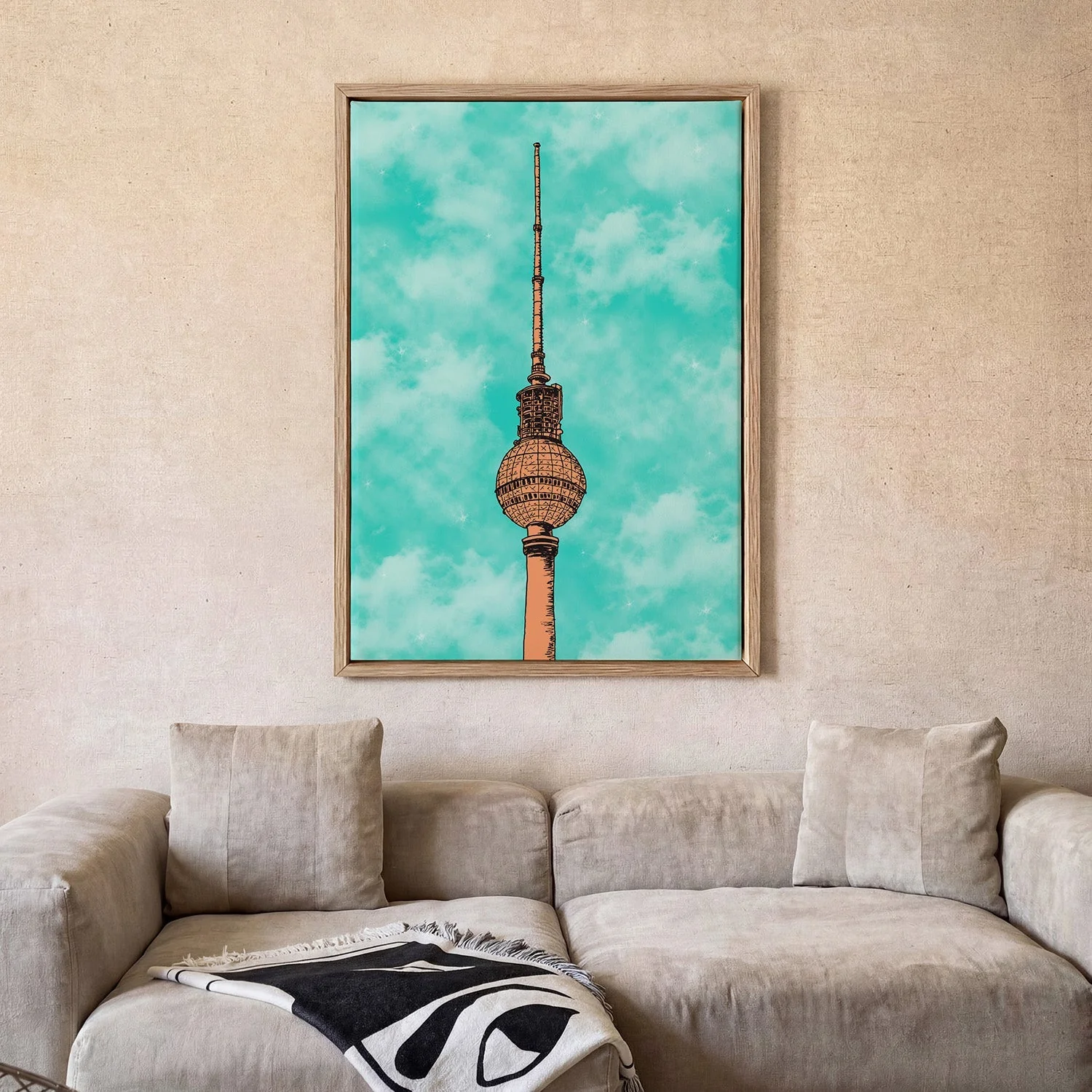 Berlin Blue Skies TV Tower by Kaitlyn Parker - Image 2