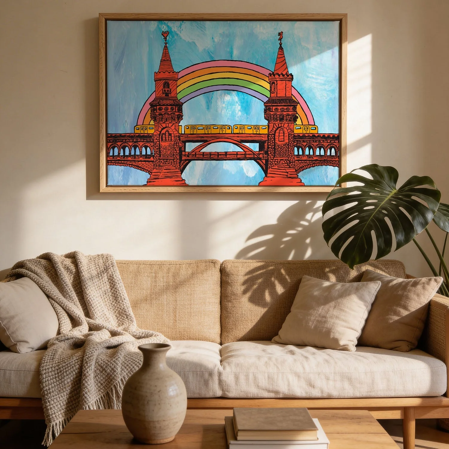 Berlin Rainbow Oberbaumbrücke by Kaitlyn Parker - Image 2