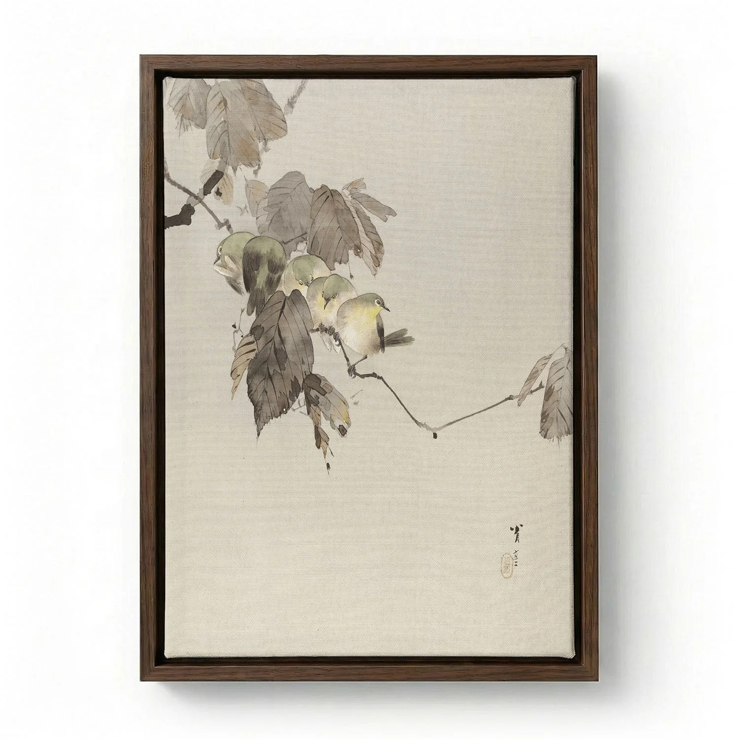 Birds on a Branch by Watanabe Seitei - Image 6