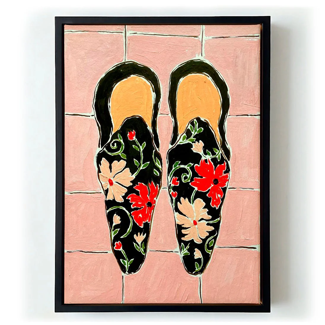 Black Shoes On Pink Tiles by Rushati Chowdhury - Image 5