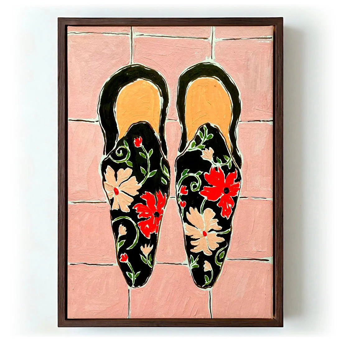 Black Shoes On Pink Tiles by Rushati Chowdhury - Image 6