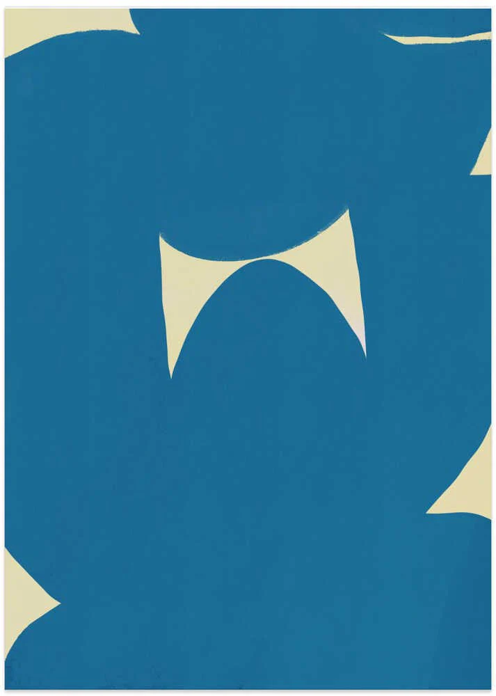 Blue Abstract Serenity by Little Dean - Image 8
