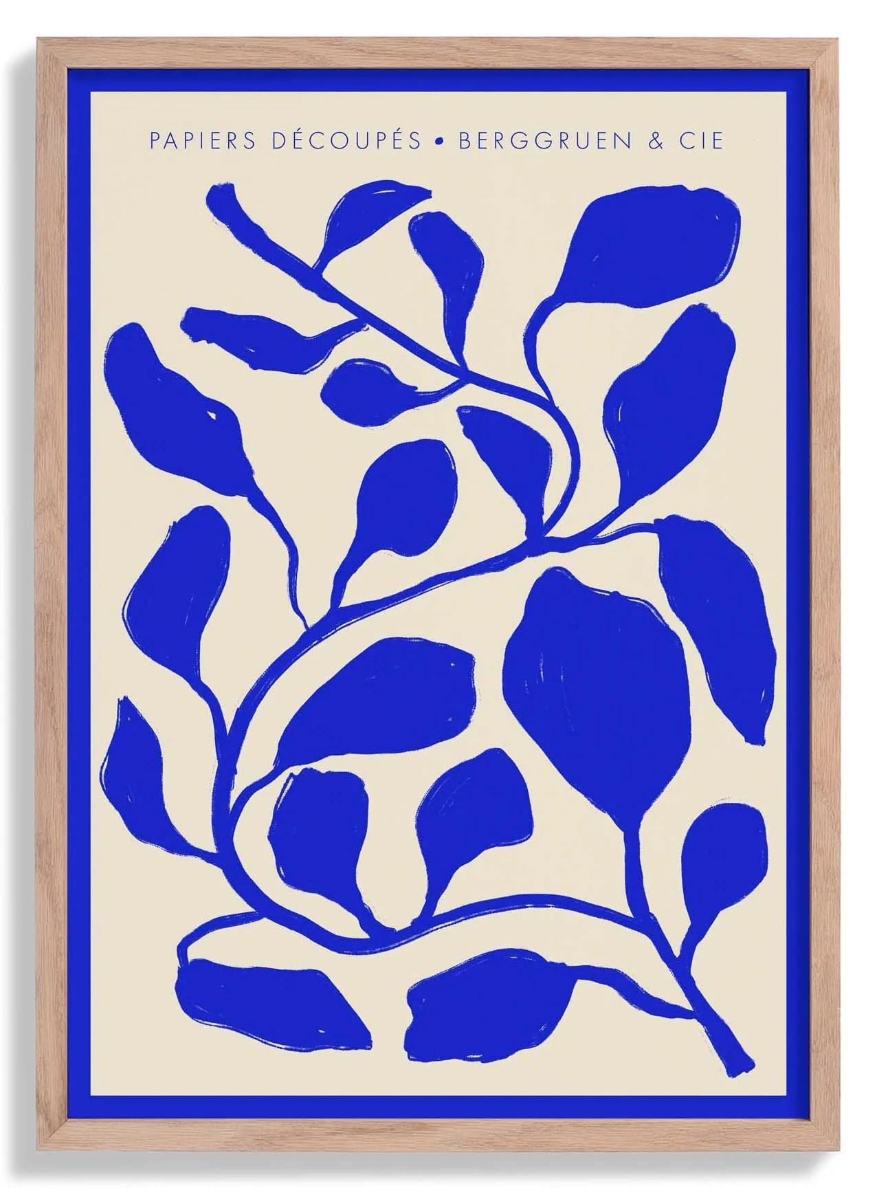 Blue Branch Papiers Découpés Art Exhibition