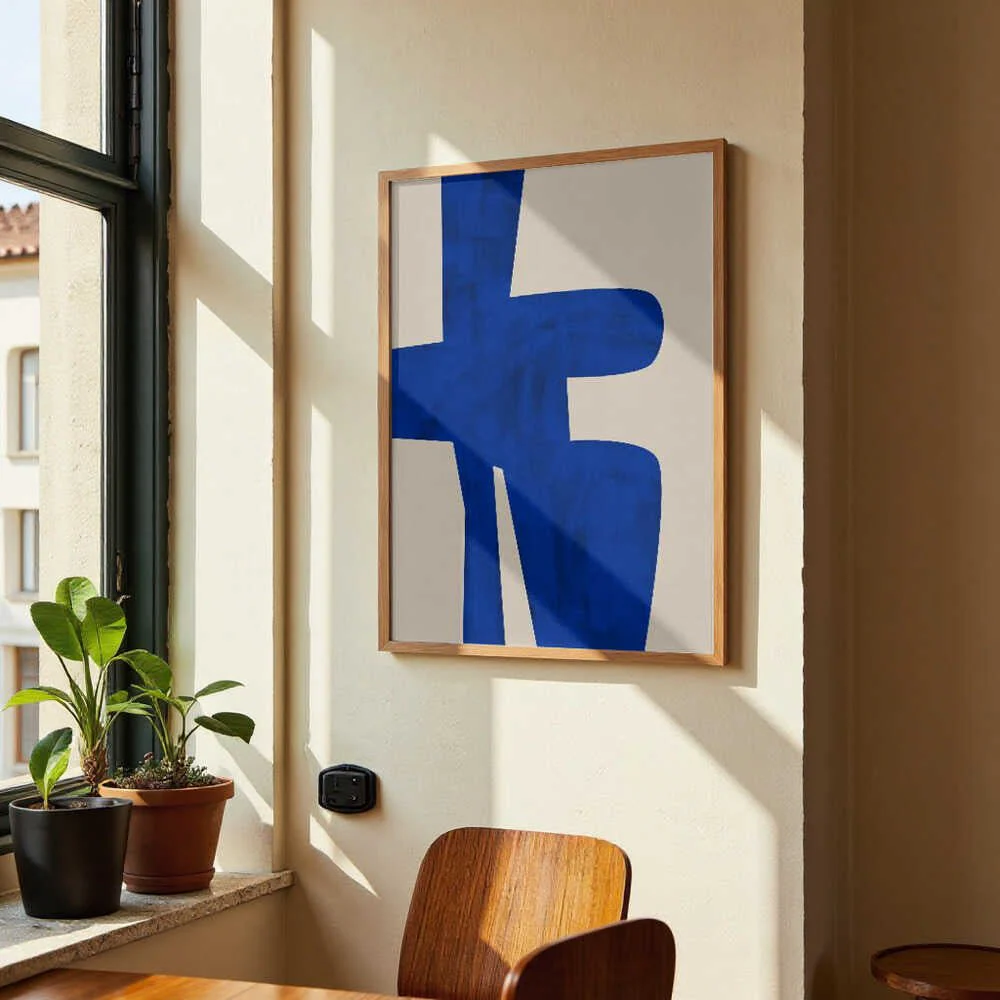 Blue Harmony Shape by Elena Ristova - Image 4