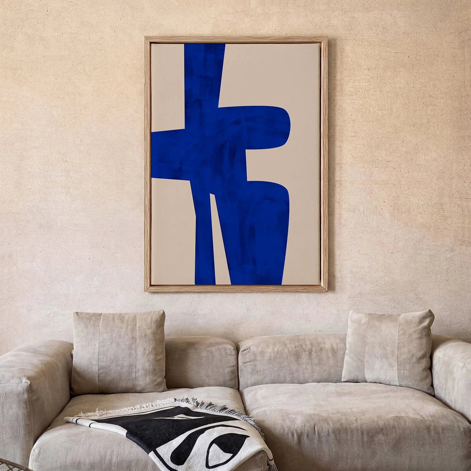Blue Harmony Shape by Elena Ristova - Image 2