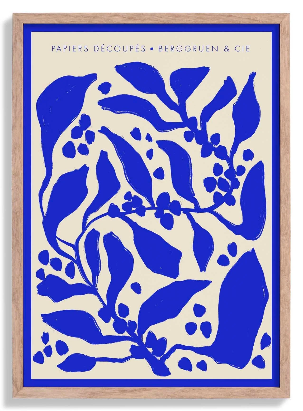 Blue Berries Papiers Découpés Art Exhibition
