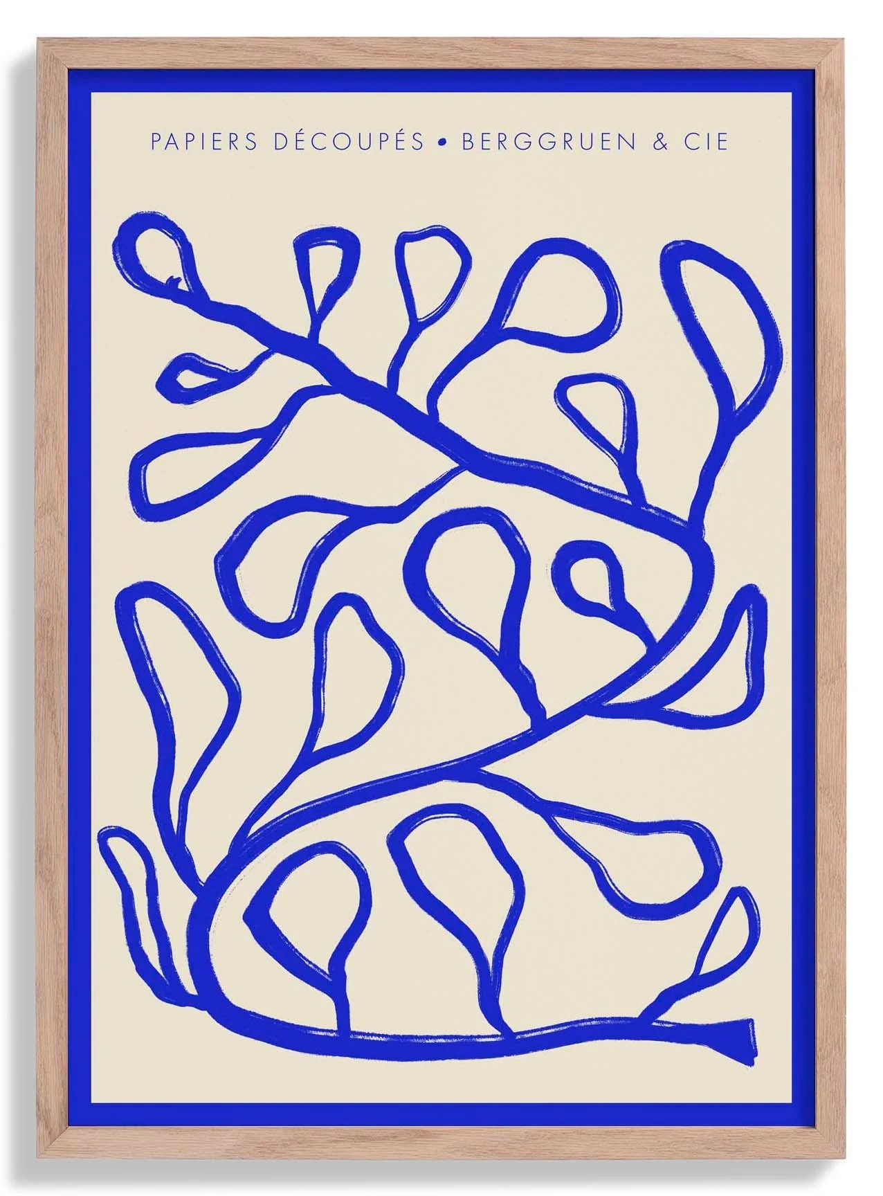 Blue lines Papiers Découpés Art Exhibition