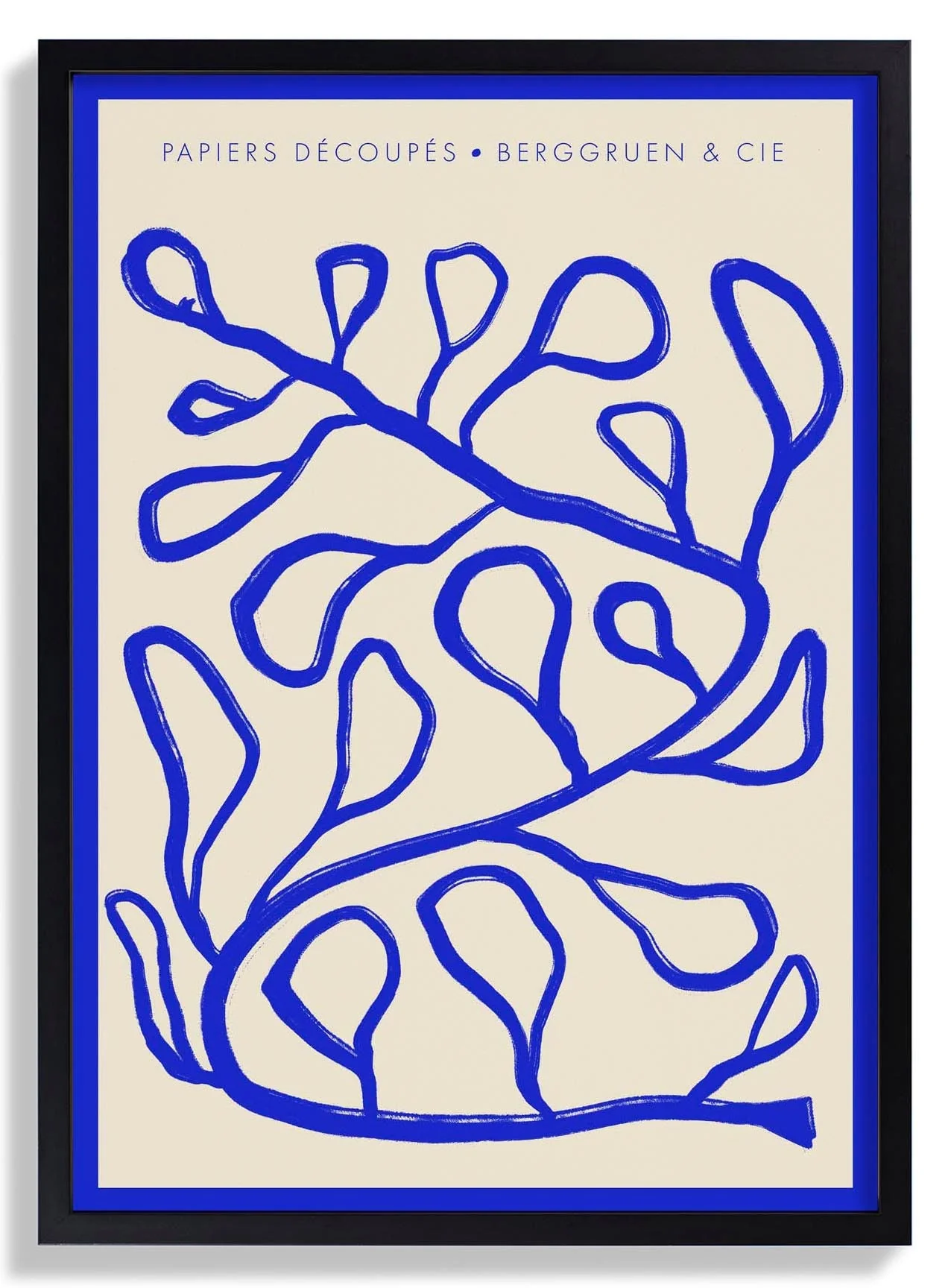 Blue lines Papiers Découpés Art Exhibition - Image 6