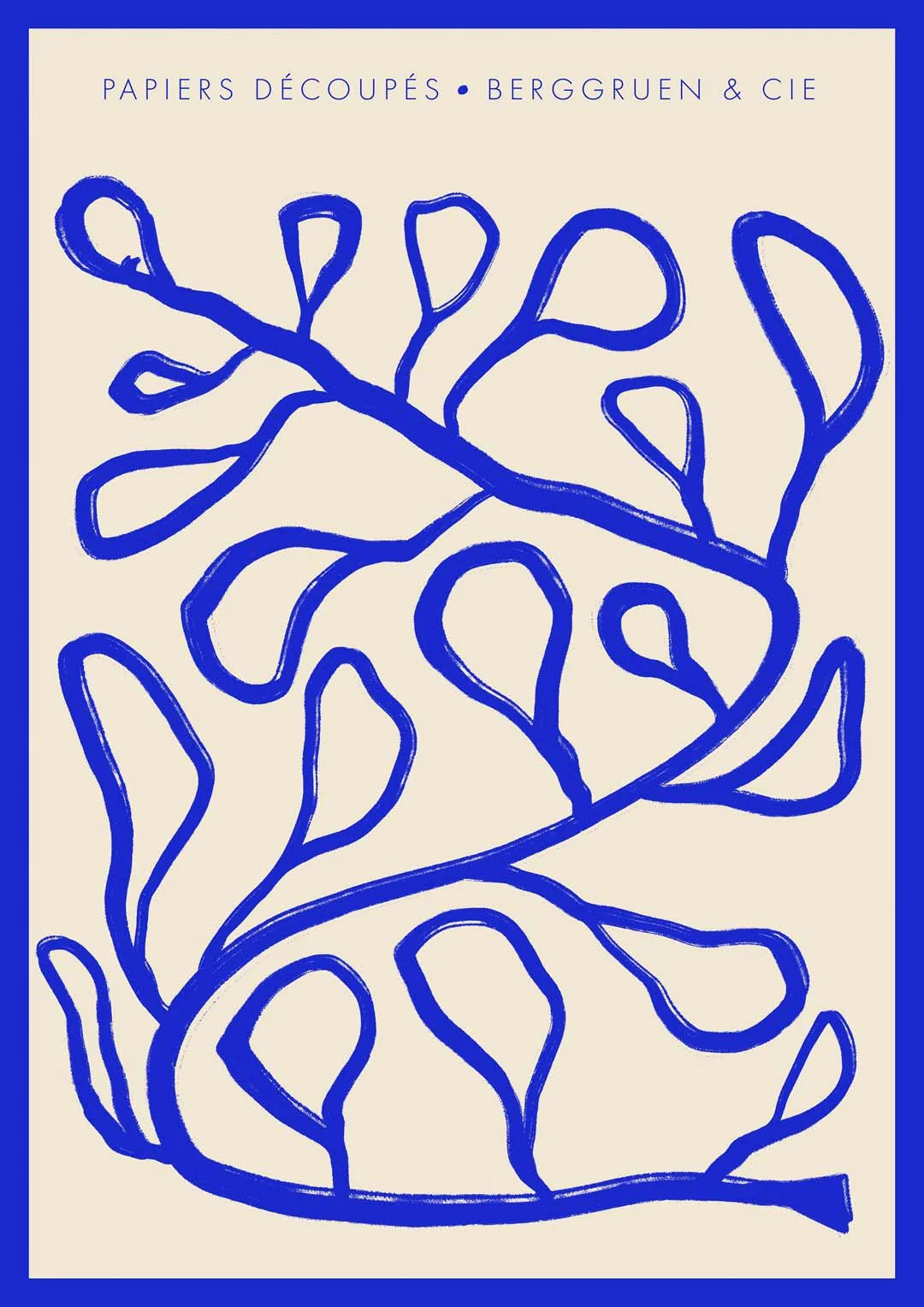 Blue lines Papiers Découpés Art Exhibition - Image 8
