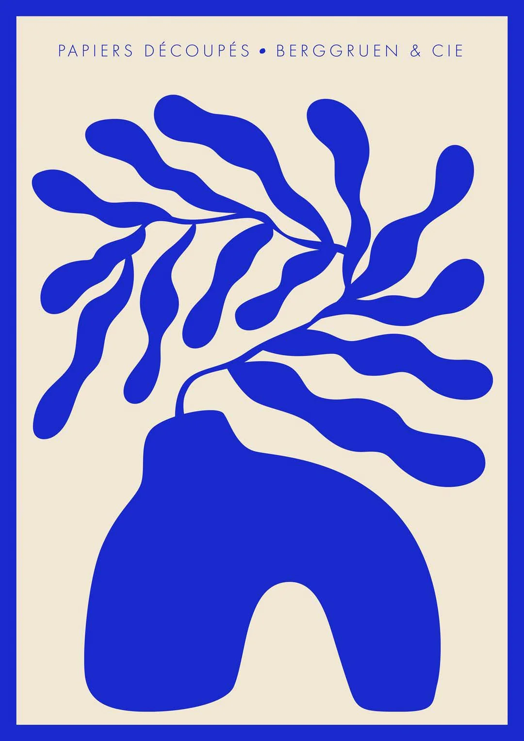 Blue Vase Papiers Découpés Art Exhibition - Image 8