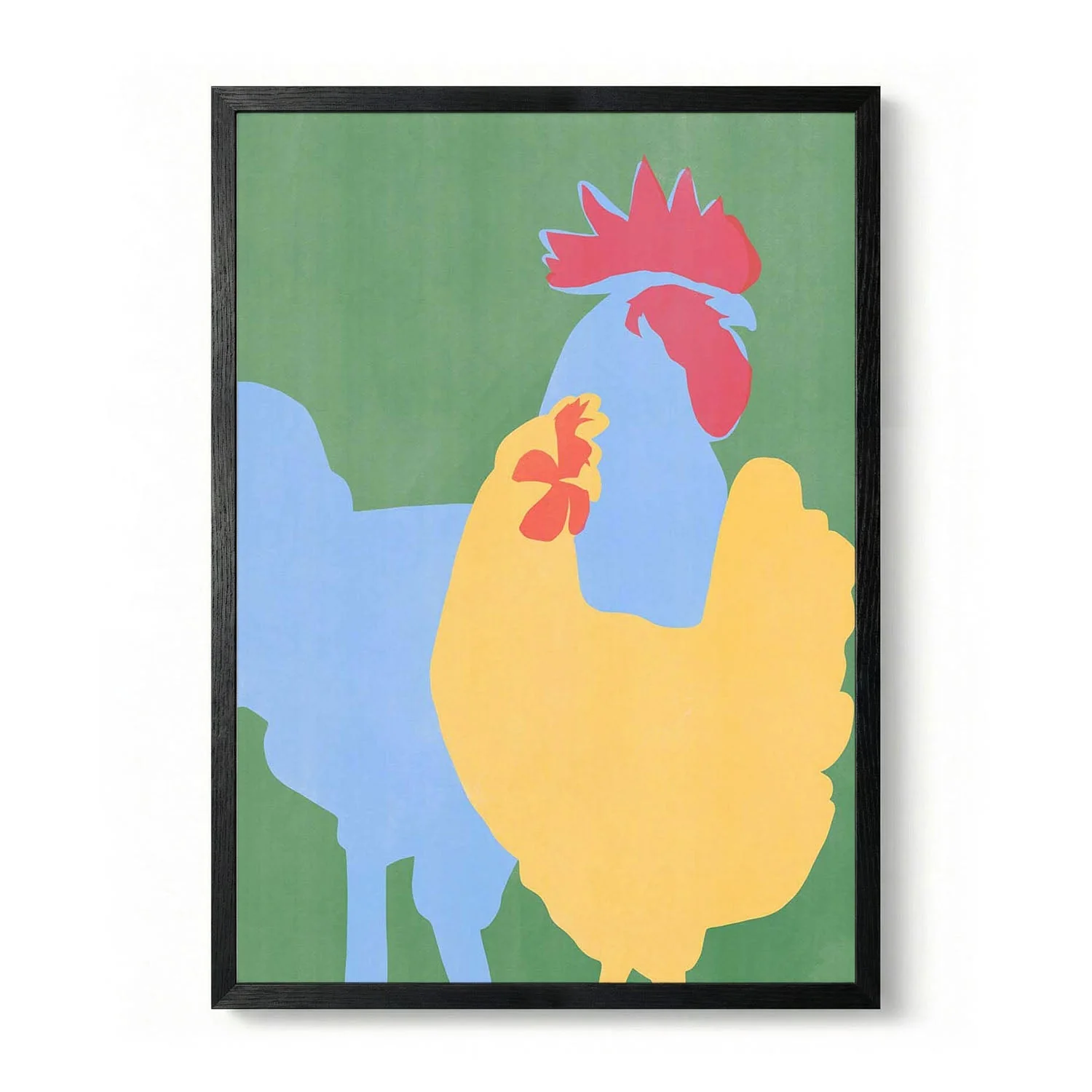 Blue Rooster Yellow Hen by Little Dean - Image 5