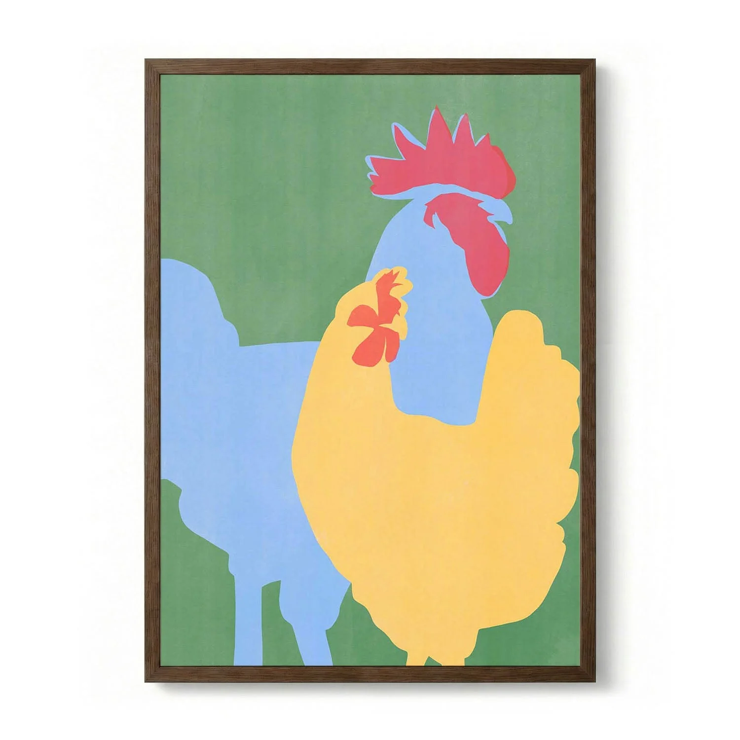Blue Rooster Yellow Hen by Little Dean - Image 6