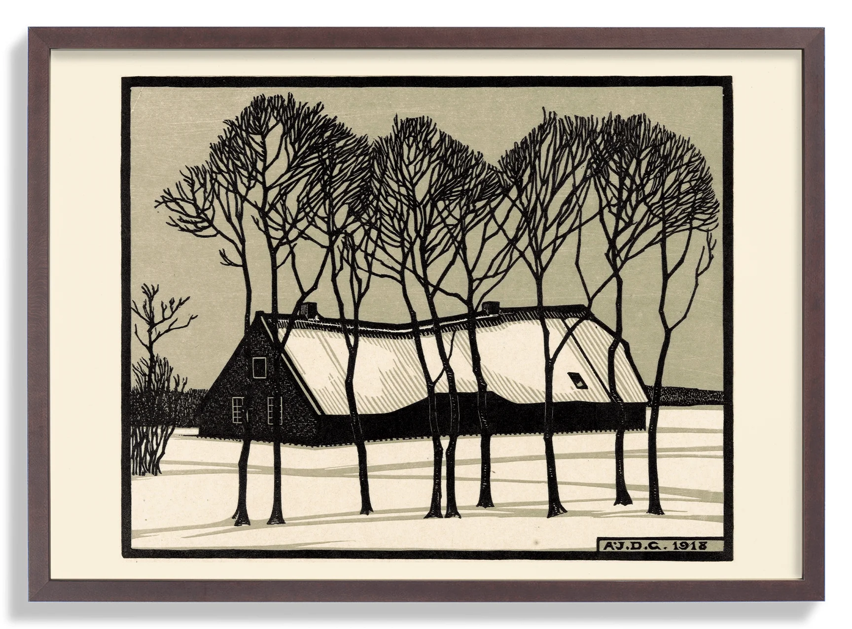 Boerderij in de sneeuw by Julie de Graag - Image 3