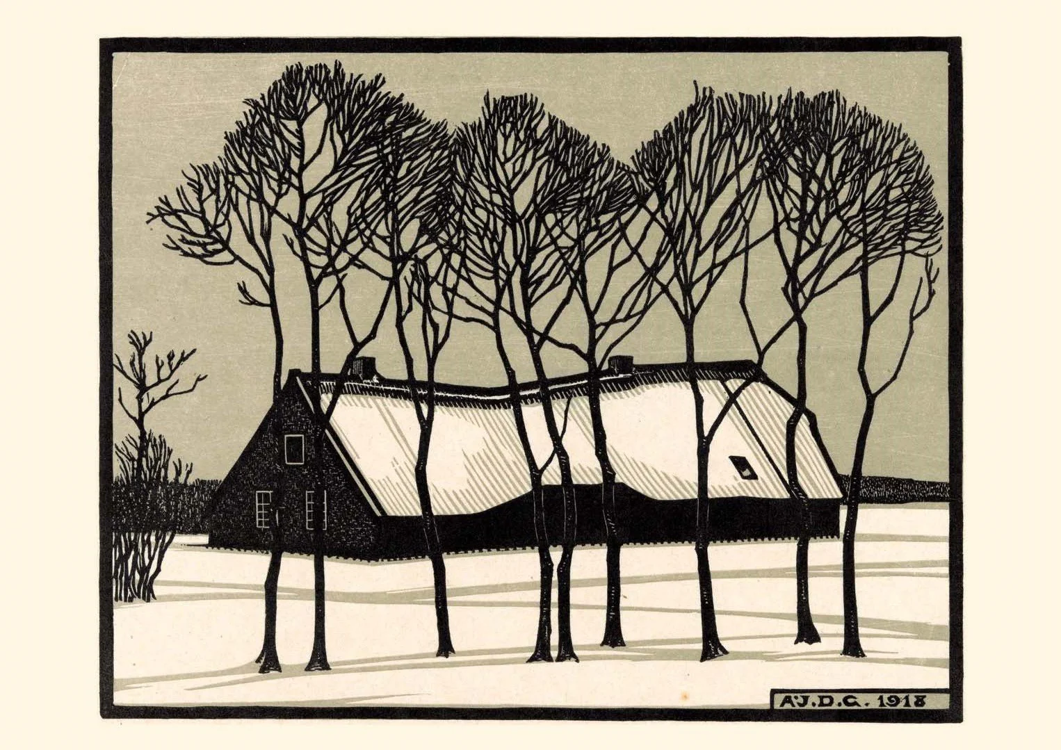 Boerderij in de sneeuw by Julie de Graag - Image 5