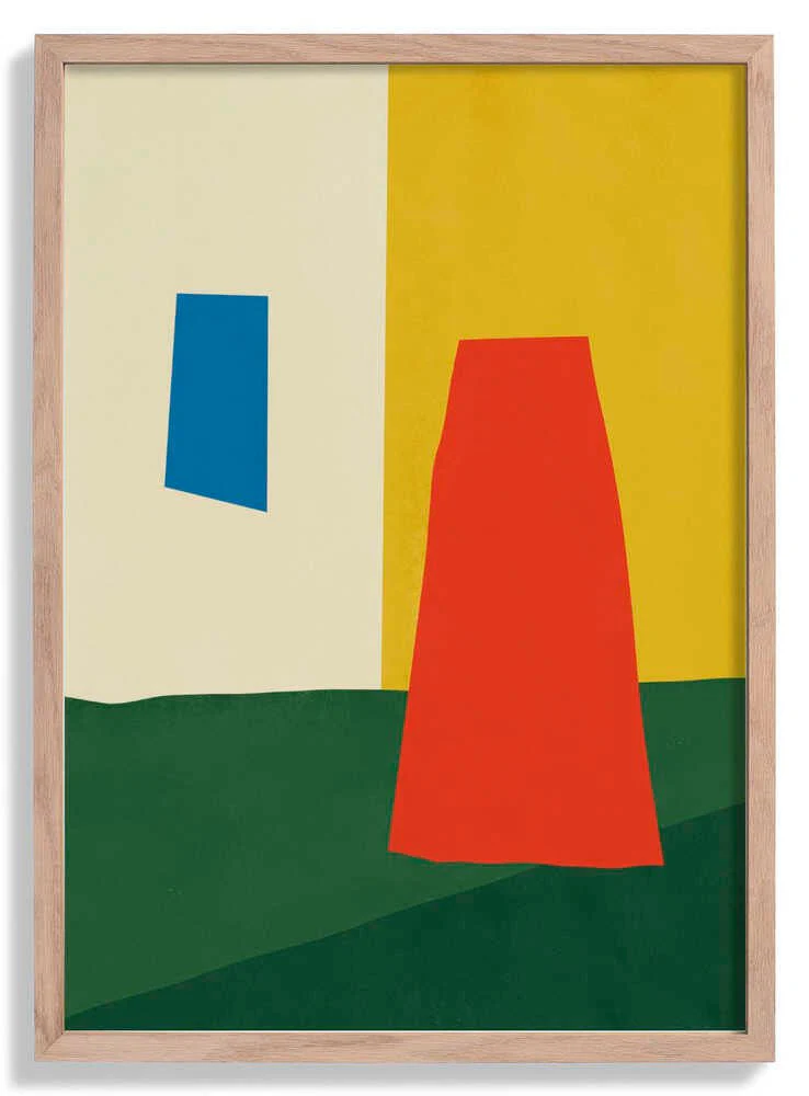 Bold Geometric Shapes and Vibrant Colors by Little Dean