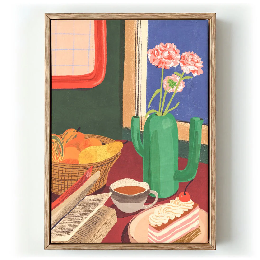 Book coffee and cake By Gigi Rosado