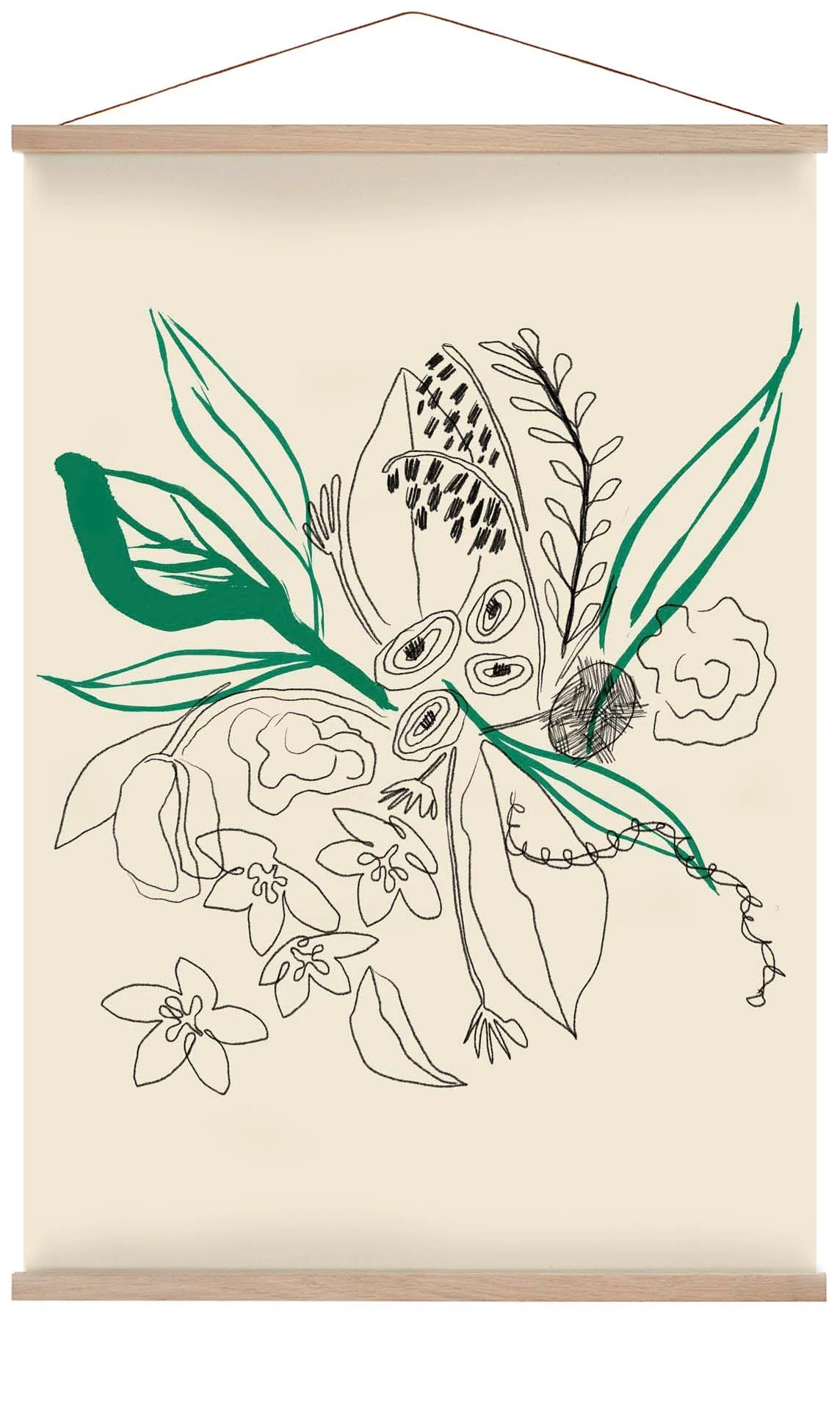 Bouquet Green and Black lines - Image 5