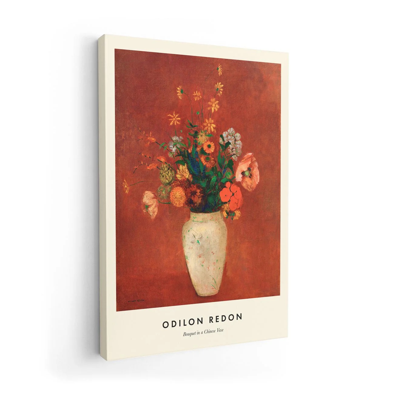Bouquet in a Chinese Vase by Odilon Redon - Image 7