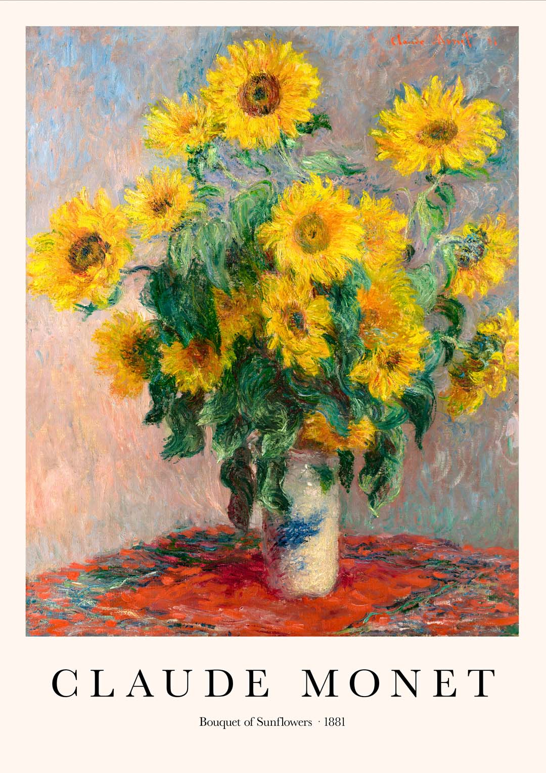 Bouquet of Sunflowers by Claude Monet - Image 8