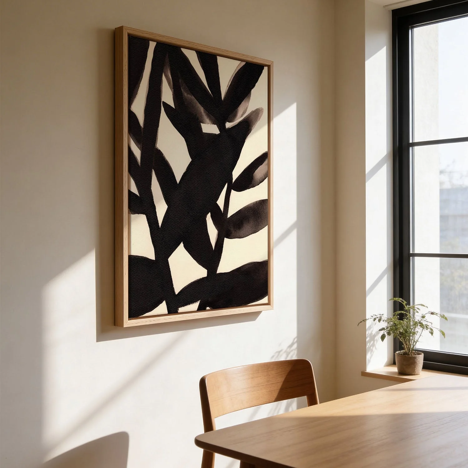 Branches in Black and Beige II by Janel Bragg - Image 3