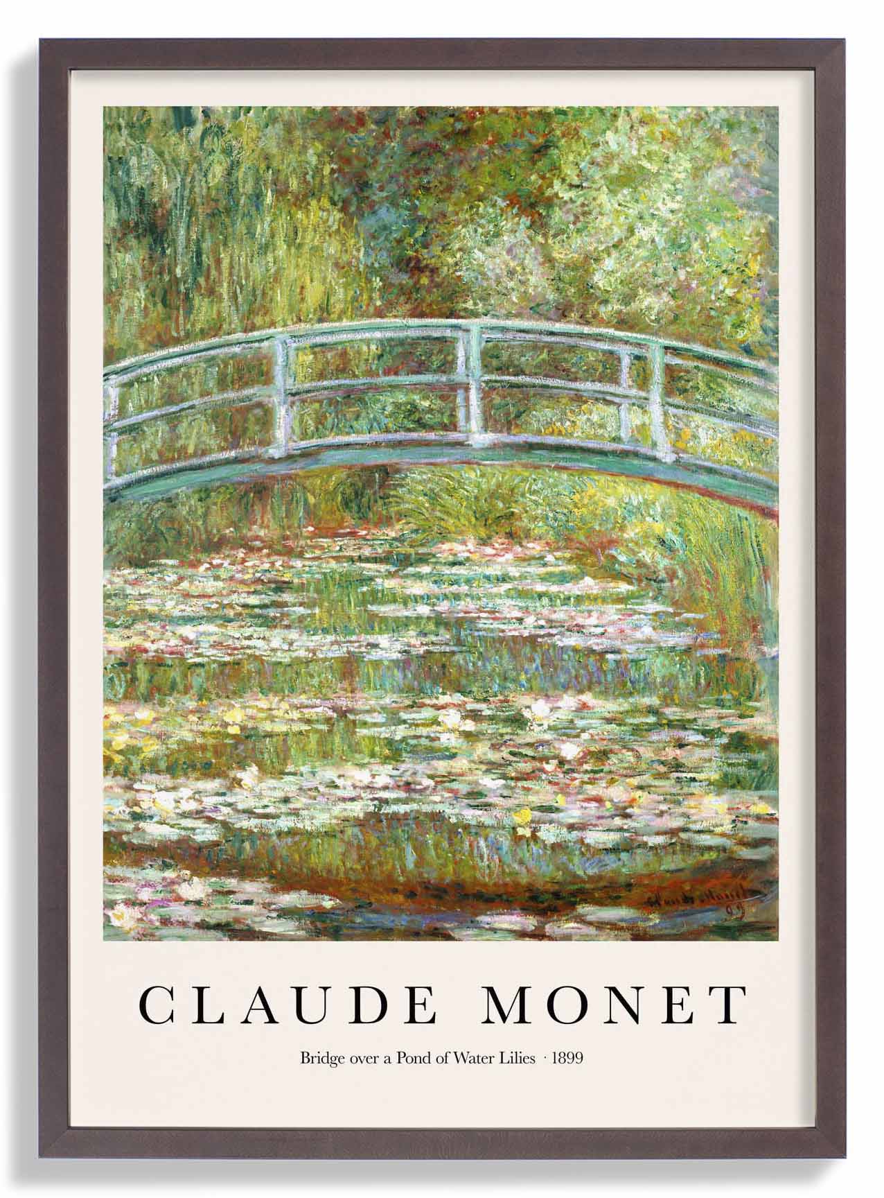 Bridge Over a Pond of Waterlillies by Claude Monet - Image 7