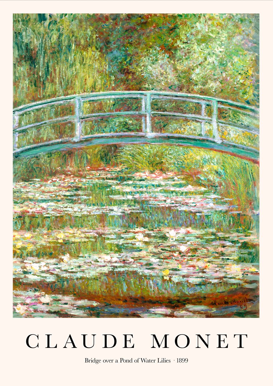 Bridge Over a Pond of Waterlillies by Claude Monet - Image 8