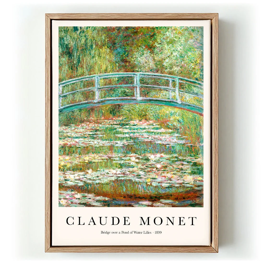 Bridge Over a Pond of Waterlillies by Claude Monet