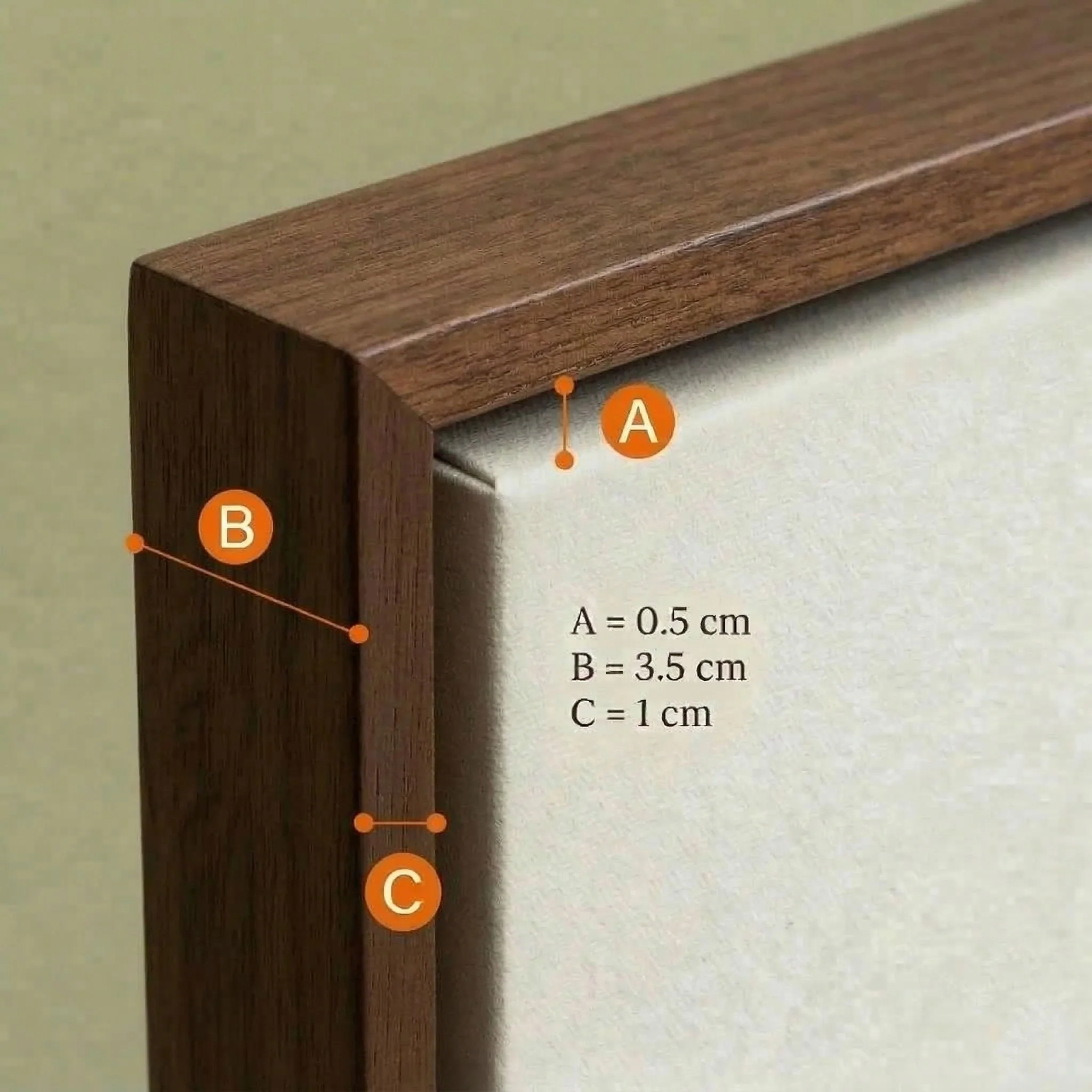 Floating Frame Brown - Image 2